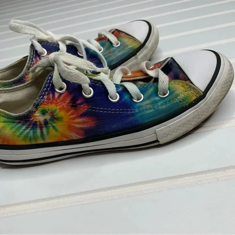 Converse All Star Low Top Sneaker Rainbow Tie Dye